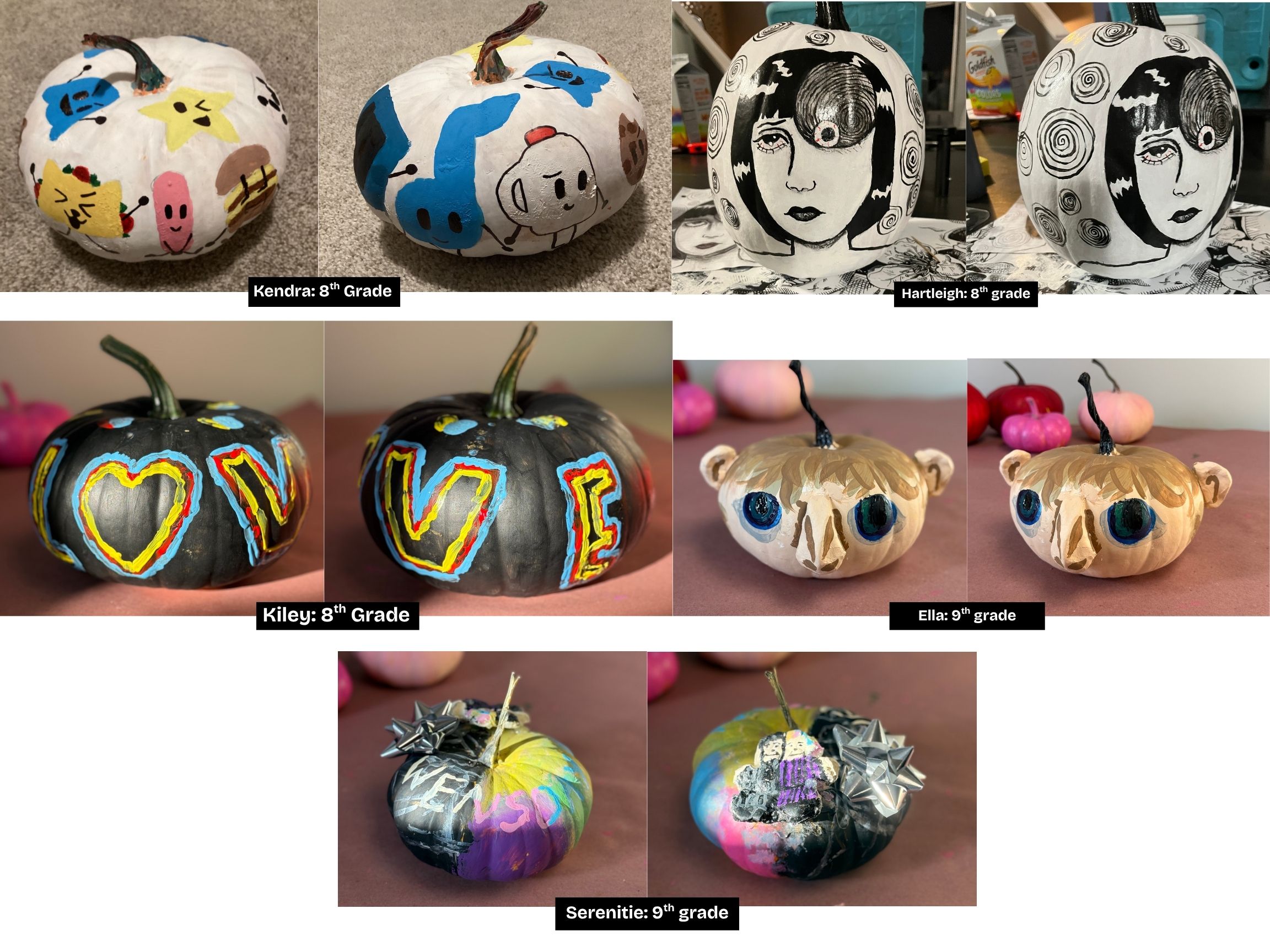 Hangar BC individual pumpkins